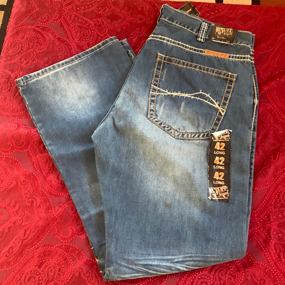 B Tuff Mens Jeans 42x36